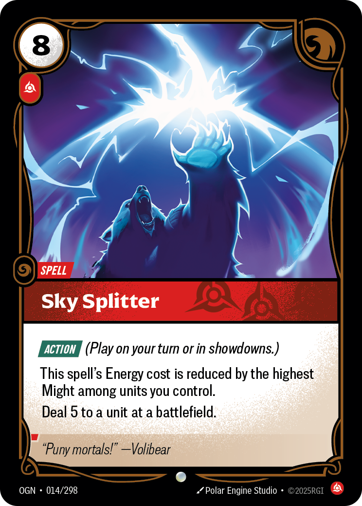 Sky Splitter Riftbound card image