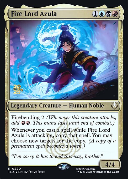 Fire Lord Azula - Avatar: The Last Airbender Promos #220s