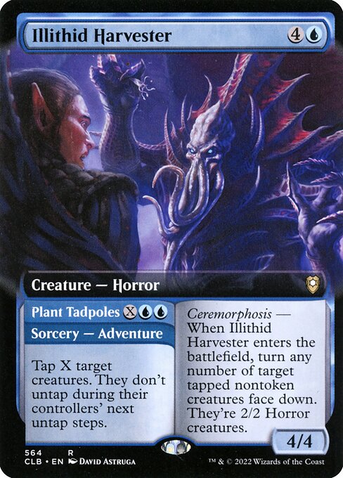 Illithid Harvester // Plant Tadpoles Commander Legends: Battle for Baldur's Gate Magic: The Gathering card image