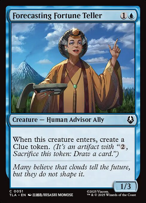 Forecasting Fortune Teller - Avatar: The Last Airbender #51 Magic: The Gathering card image