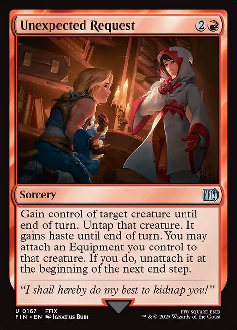 Unexpected Request Final Fantasy Magic: The Gathering card image