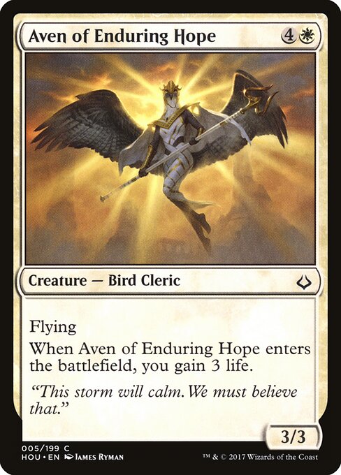 Aven of Enduring Hope Hour of Devastation Magic: The Gathering card image