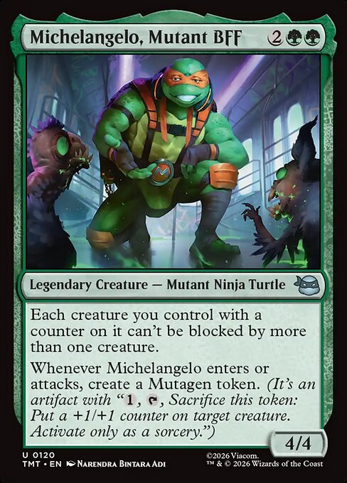 Michelangelo, Mutant BFF - Teenage Mutant Ninja Turtles #120