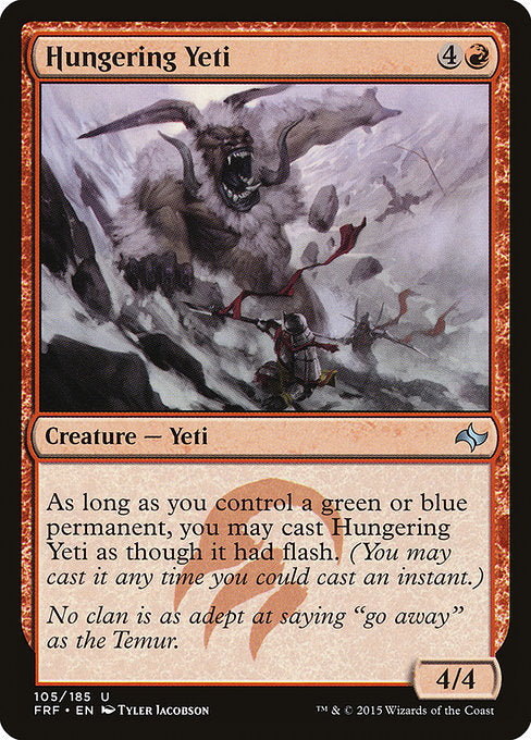 Hungering Yeti - Fate Reforged #105