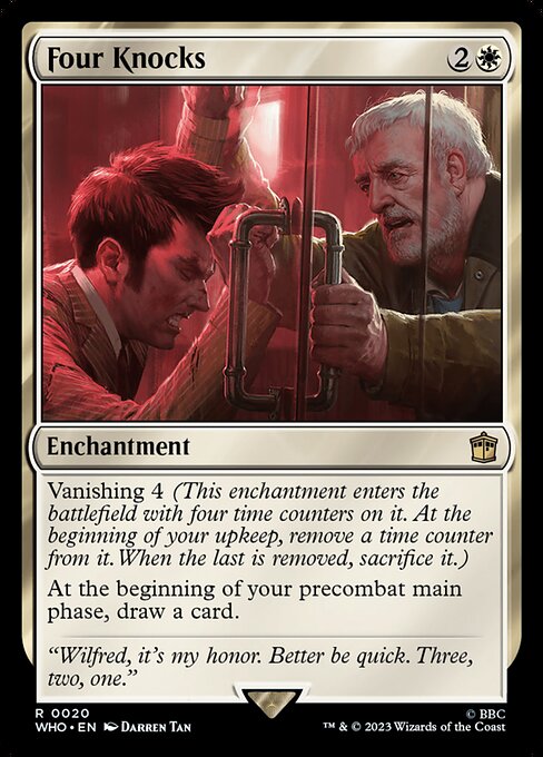 Four Knocks - Doctor Who #20 Magic: The Gathering card image