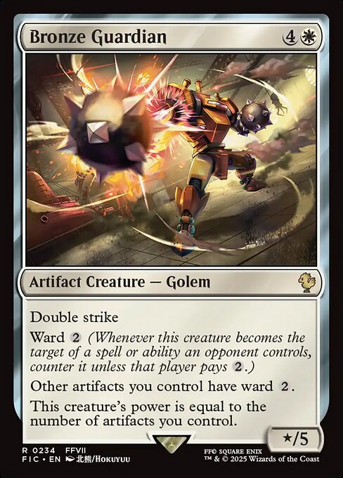 Bronze Guardian - Final Fantasy Commander #234 Magic: The Gathering card image