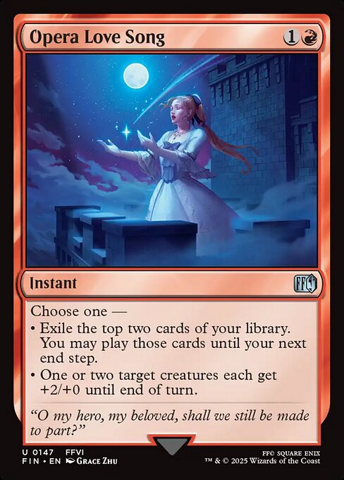 Opera Love Song - Final Fantasy #147 Magic: The Gathering card image