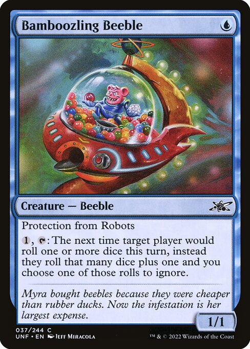 Bamboozling Beeble - Unfinity #37 - Near Mint - Non-Foil