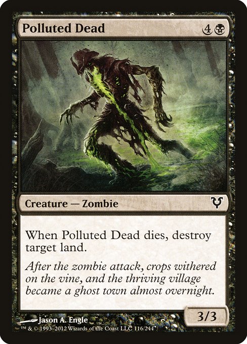 Polluted Dead - Avacyn Restored #116