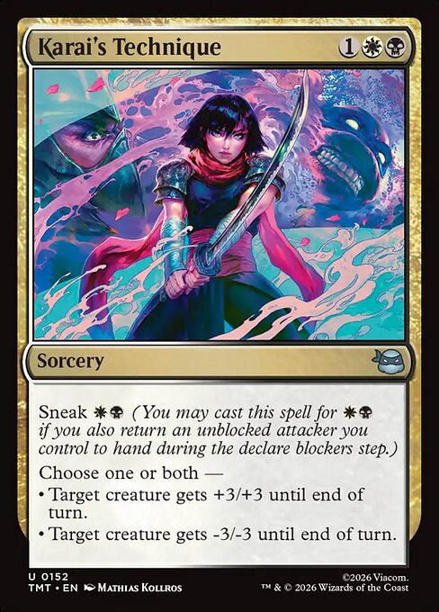 Karai's Technique - Teenage Mutant Ninja Turtles #152 Magic: The Gathering card image