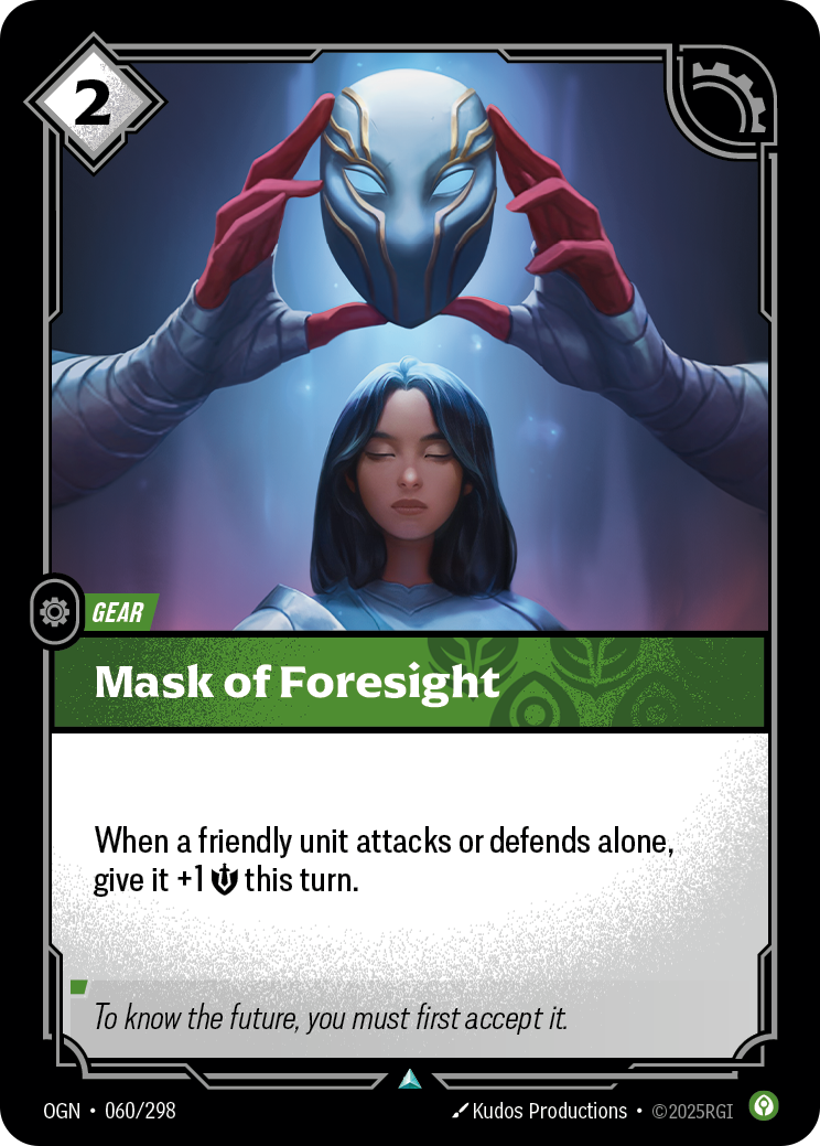Mask of Foresight Riftbound card image