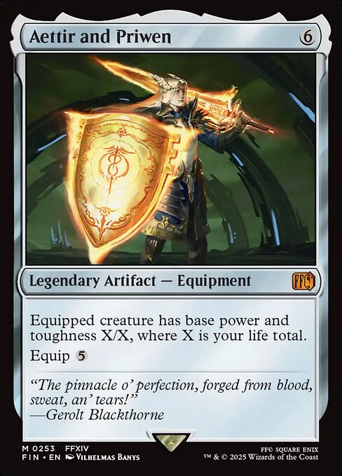 Aettir and Priwen Final Fantasy Magic: The Gathering card image