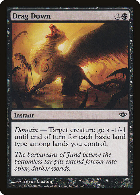 Drag Down Conflux Magic: The Gathering card image