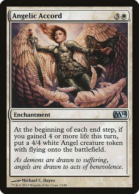 Angelic Accord - Magic 2014 #3 Magic: The Gathering card image