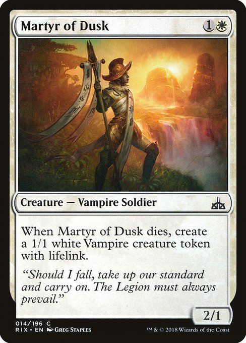 Martyr of Dusk - Rivals of Ixalan #14