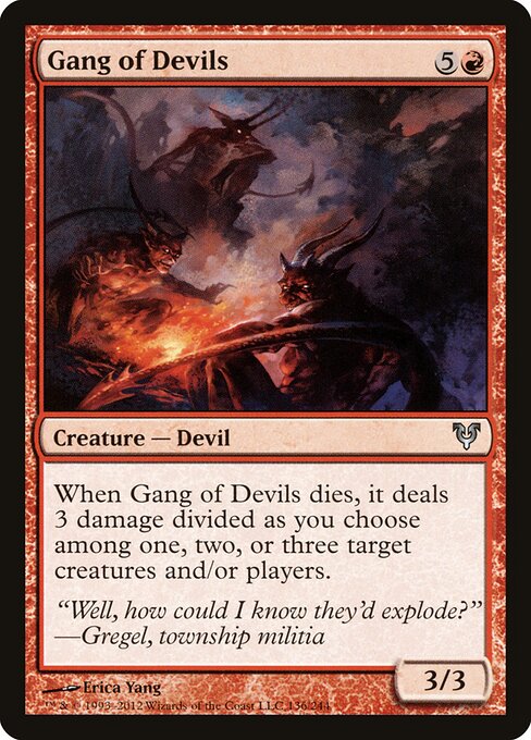 Gang of Devils Avacyn Restored Magic: The Gathering card image