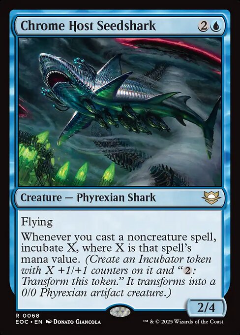 Chrome Host Seedshark - Edge of Eternities Commander #68