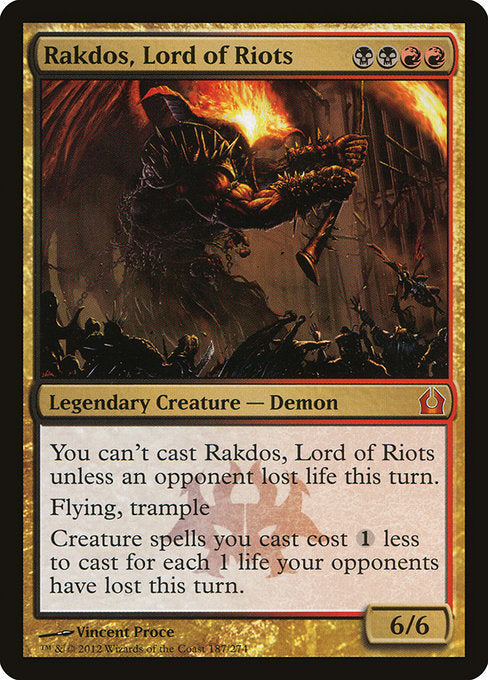 Rakdos, Lord of Riots - Return to Ravnica #187