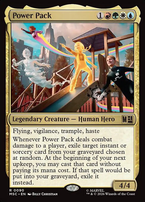 Power Pack Marvel Super Heroes Commander Magic: The Gathering card image