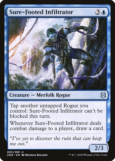 Sure-Footed Infiltrator - Zendikar Rising #83
