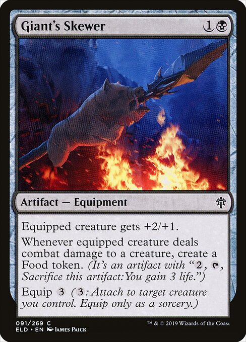 Giant's Skewer Throne of Eldraine Magic: The Gathering card image
