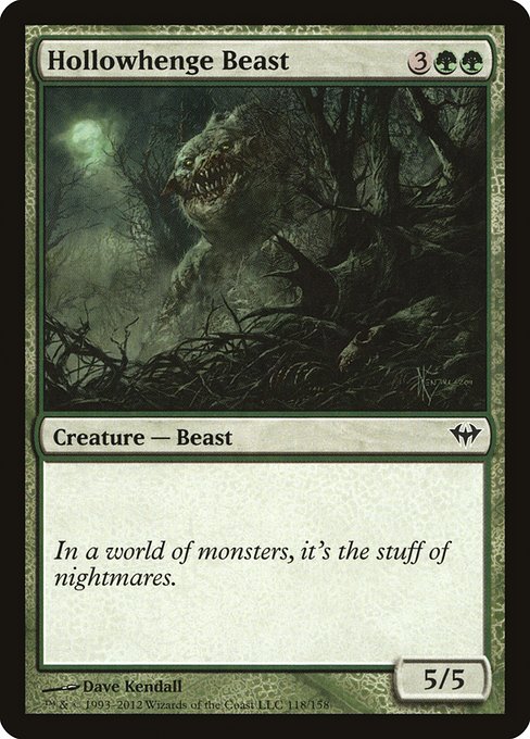Hollowhenge Beast - Dark Ascension #118
