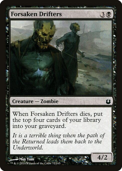 Forsaken Drifters Born of the Gods Magic: The Gathering card image