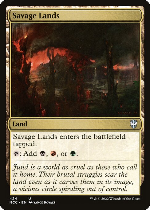 Savage Lands - New Capenna Commander #424