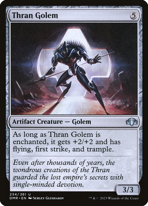 Thran Golem - Dominaria Remastered #234