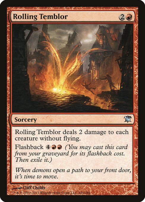 Rolling Temblor - Innistrad #161