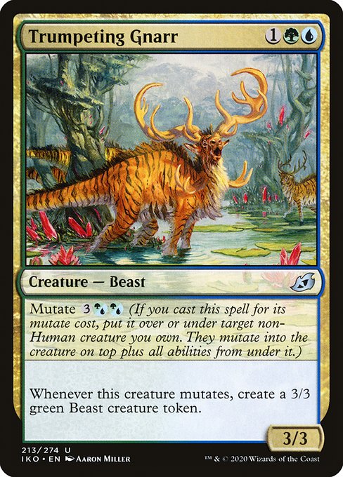 Trumpeting Gnarr - Ikoria: Lair of Behemoths #213