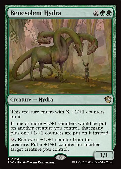 Benevolent Hydra - Secrets of Strixhaven Commander #124