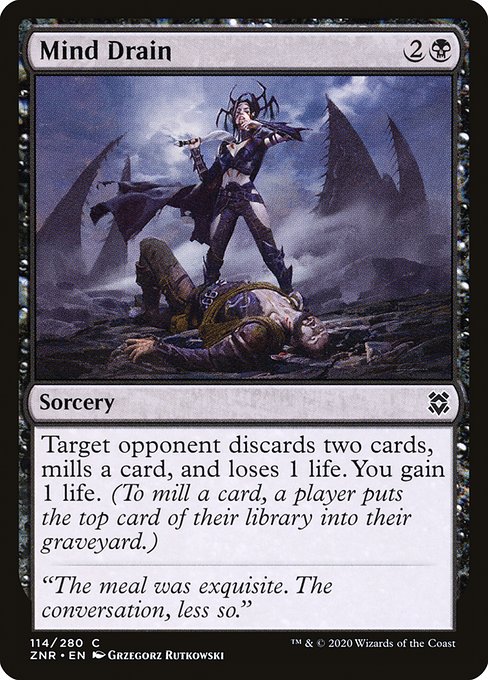 Mind Drain - Zendikar Rising #114