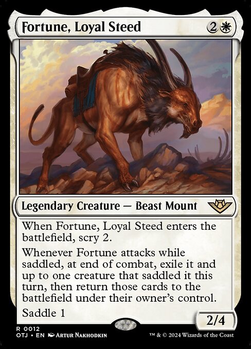 Fortune, Loyal Steed - Outlaws of Thunder Junction #12