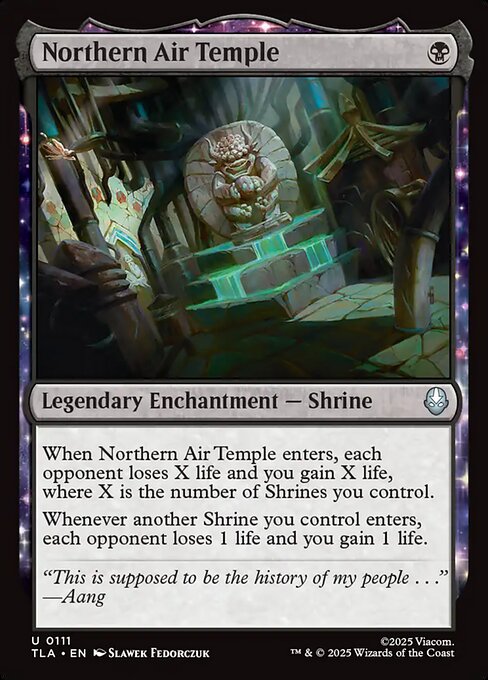 Northern Air Temple - Avatar: The Last Airbender #111 Magic: The Gathering card image