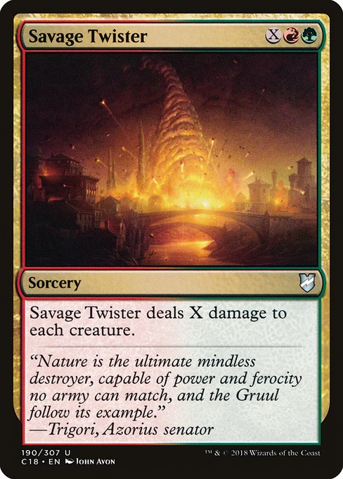 Savage Twister - Commander 2018 #190