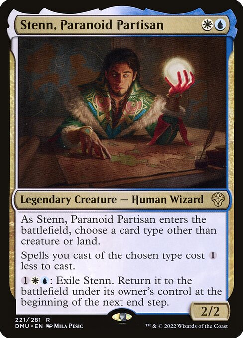 Stenn, Paranoid Partisan - Dominaria United #221 - Near Mint - Foil