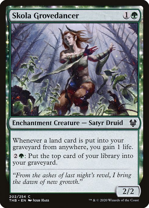 Skola Grovedancer - Theros Beyond Death #202 Magic: The Gathering card image