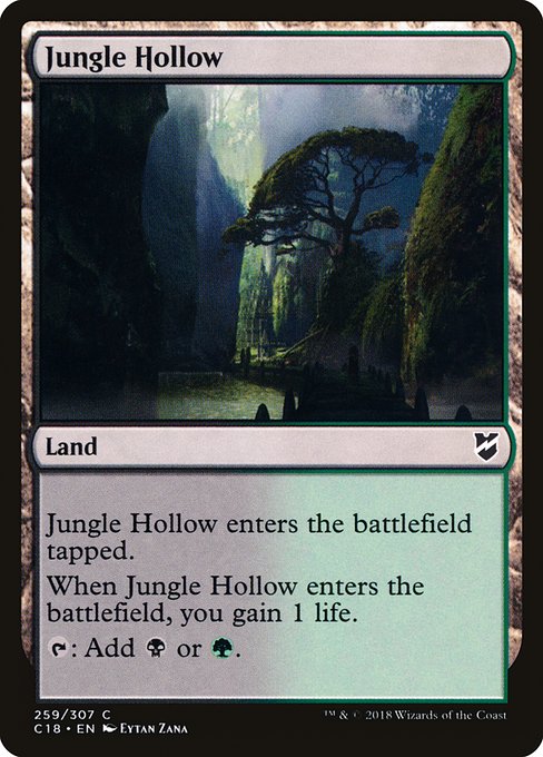 Jungle Hollow - Commander 2018 #259