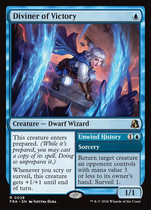 Diviner of Victory // Unwind History - Reality Fracture - Foil