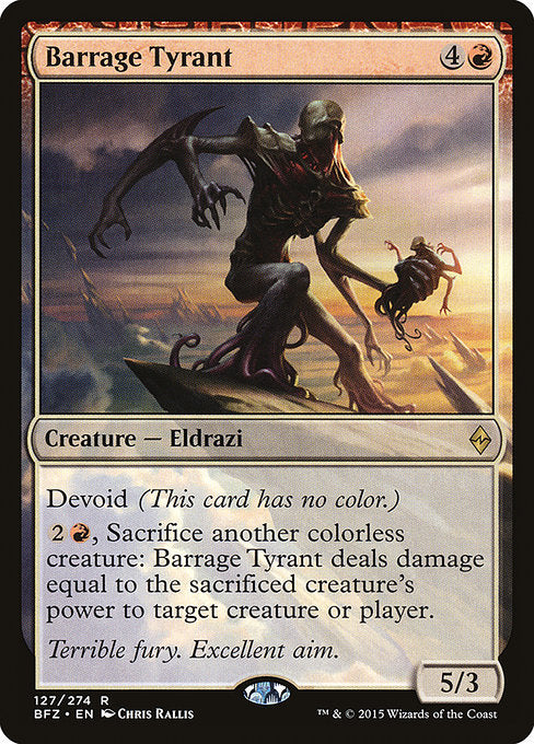 Barrage Tyrant - Battle for Zendikar #127