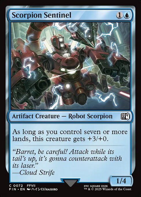 Scorpion Sentinel Final Fantasy Magic: The Gathering card image