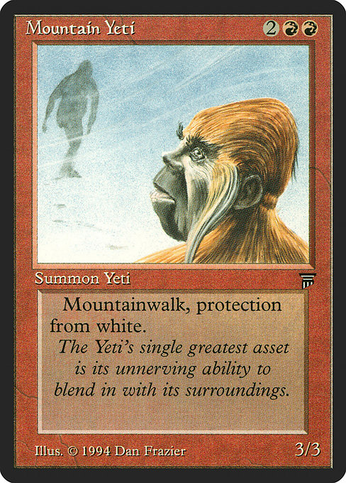 Mountain Yeti - Legends #159