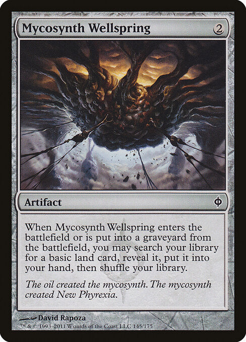 Mycosynth Wellspring New Phyrexia Magic: The Gathering card image