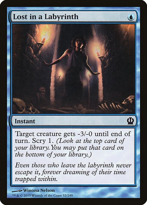 Lost in a Labyrinth Theros Magic: The Gathering card image