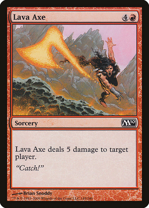 Lava Axe - Magic 2010 #145