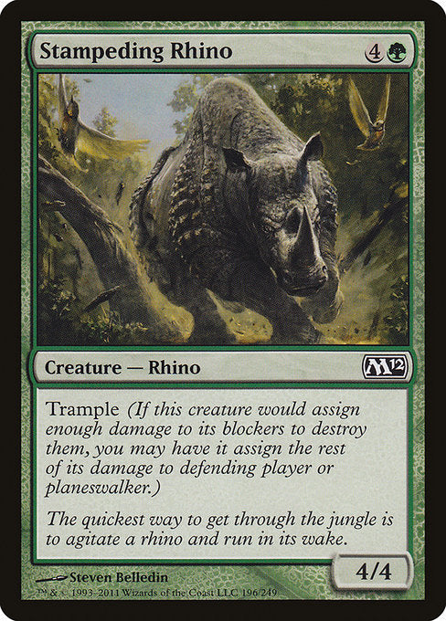 Stampeding Rhino - Magic 2012 #196