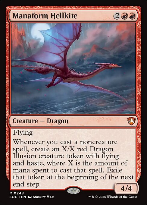 Manaform Hellkite - Secrets of Strixhaven Commander #248