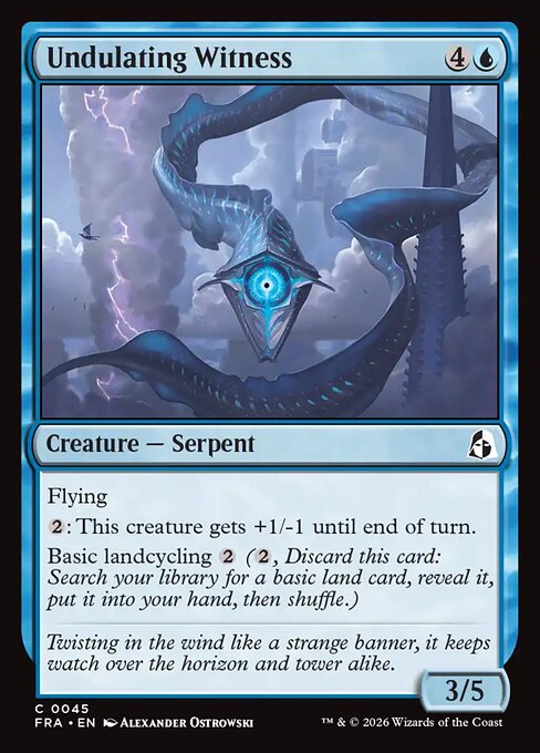Undulating Witness - Reality Fracture - Non-Foil