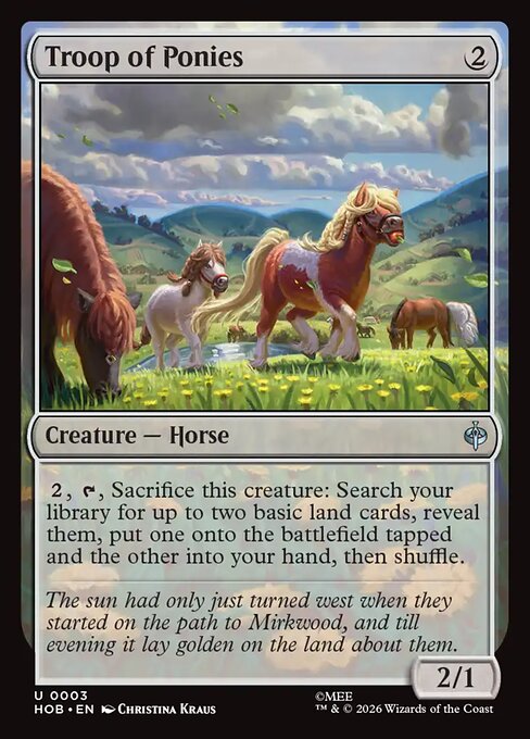 Troop of Ponies HOB 3